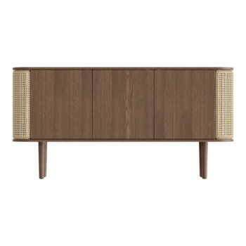 Nízka komoda v dekore duba v hnedo-prírodnej farbe 150x75 cm Treasures – UMAGE – Obrázok 2