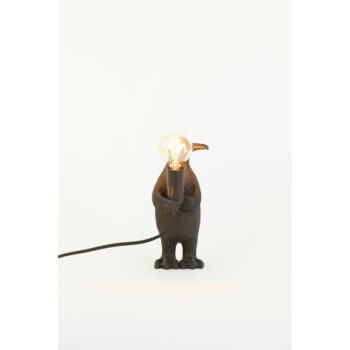 Matne čierna stolová lampa (výška 24 cm) Penguin – Light & Living – Obrázok 2