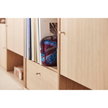 Nízka komoda v dekore duba 267x61 cm Mistral - Hammel Furniture - Image 8