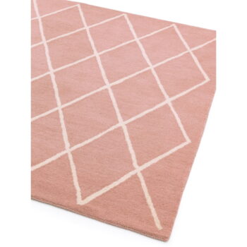 Ružový ručne tkaný vlnený koberec 200x290 cm Albany – Asiatic Carpets - Image 6