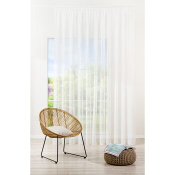 Biela záclona 400x260 cm Agra – Mendola Fabrics - Image 2
