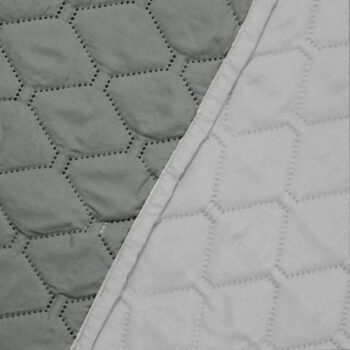 Sivý obojstranný pléd z mikrovlákna DecoKing Axel, 260 × 280 cm - Image 4