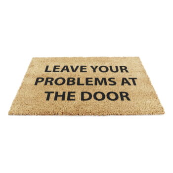 Rohožka z kokosového vlákna 40x60 cm No Problems – Artsy Doormats - Image 3