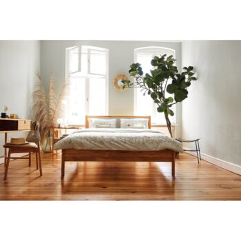 Jednolôžková posteľ z dubového dreva 90x200 cm v prírodnej farbe Pola - The Beds - Image 8