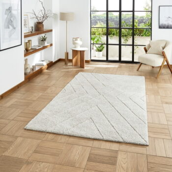 Svetlosivý koberec 200x290 cm Ideal Shaggy – Think Rugs - Image 3