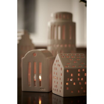 Biely keramický svietnik Kähler Design Urbania Lighthouse Smithy - Image 3