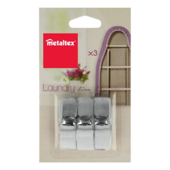 Súprava 3 elastických úchytov na žehliacu dosku Metaltex – Obrázok 3