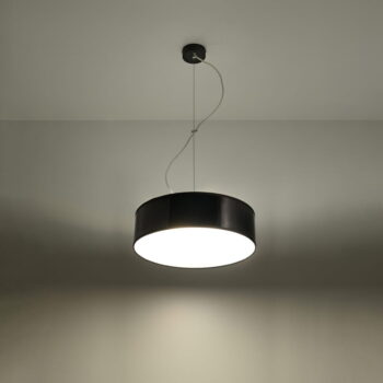 Čierne závesné svietidlo ø 35 cm Atis – Nice Lamps - Image 3