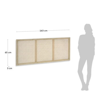Čelo postele z dreva Mindi Kave Home Rexit, 163 x 65 cm – Obrázok 5