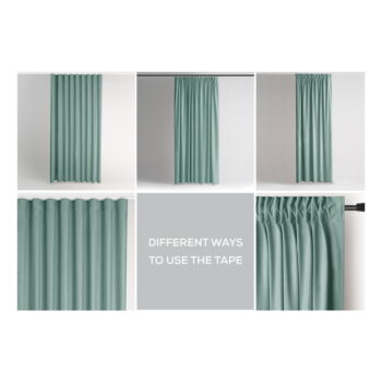 Zamatový dimout záves v mentolovej farbe 140x270 cm Pleat – AmeliaHome - Image 8