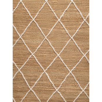Ručne tkaný jutový koberec v prírodnej farbe 80x150 cm Kunu – Hanse Home - Image 9