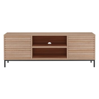 TV stolík v dekore duba v prírodnej farbe 140x50 cm Celine - Støraa
