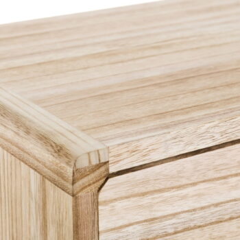 Nočný stolík z exotického dreva v prírodnej farbe Natural Way - Casa Selección - Image 3