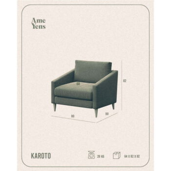 Tmavozelené zamatové relaxačné kreslo Karoto – Ame Yens - Image 6