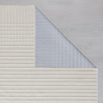 Biely umývateľný koberec zo ženilky 80x160 cm Elton – Flair Rugs - Image 4