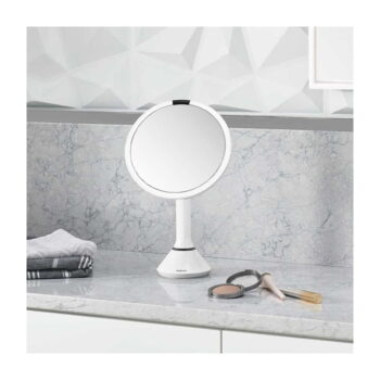 Kozmetické zrkadlo s osvetlením/zväčšovacie (5x) ø 20 cm Sensor – simplehuman - Image 2
