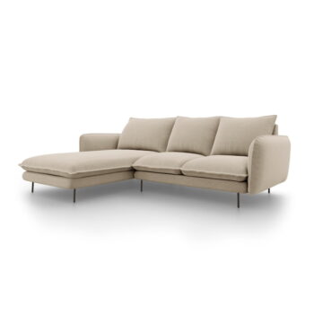 Béžová rohová pohovka Cosmopolitan Design Vienna, ľavý roh - Image 2