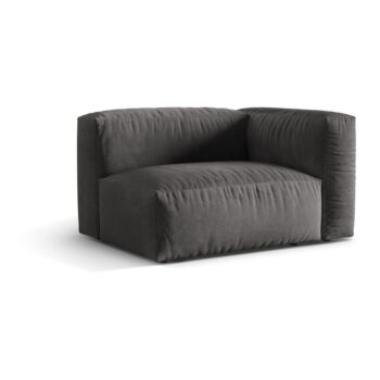 Sivý modul pohovky z textílie bouclé (pravý roh) Martina – Micadoni Home - Image 2
