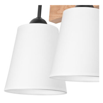 Biele nástenné svietidlo ø 15 cm Lula – LAMKUR - Image 4