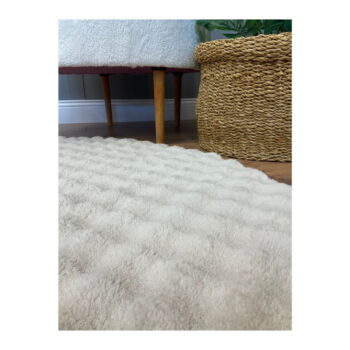 Béžový prateľný okrúhly koberec ø 120 cm Bubbly – Oyo Concept - Image 6