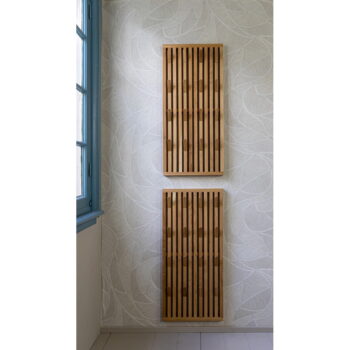 Vešiakový panel z dubového dreva v prírodnej farbe 46x100x8 cm Parco – Spinder Design - Image 3