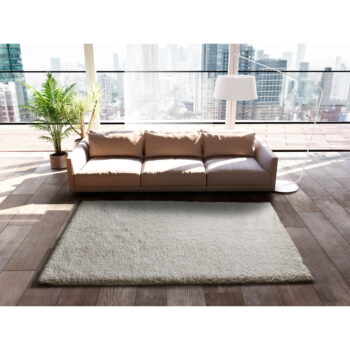 Béžový koberec z recyklovaných vlákien 60x110 cm Shaggy Reciclada – Universal – Obrázok 2