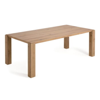 Jedálenský stôl v dekore duba v prírodnej farbe 110x220 cm Deyanira – Kave Home – Obrázok 4