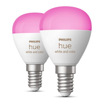 Žiarovky v súprave 2 ks E14, 5 W White and color ambiance – Philips Hue - Image 2