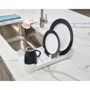 Biely odkvapkávač z recyklovaného plastu Eco System – iDesign - Image 6