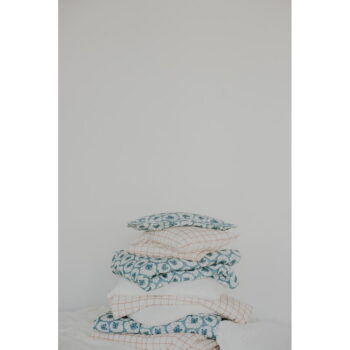 Béžová súprava do postieľky Camel Check – Malomi Kids - Image 9