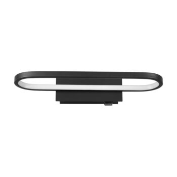 Matne čierne LED nástenné svietidlo (dĺžka 40 cm) Gianni - Trio - Image 4