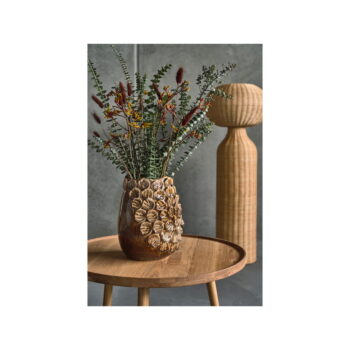 Stojacia lampa v prírodnej farbe s ratanovým tienidlom (výška  130 cm) Vinka – Villa Collection – Obrázok 4
