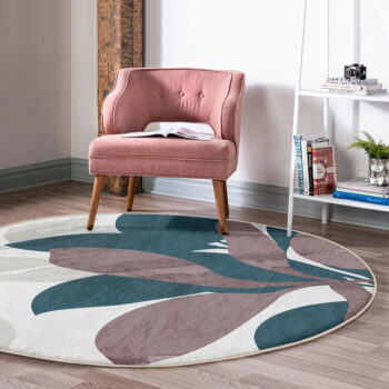 Prateľný okrúhly koberec vhodný pre robotické vysávače ø 80 cm Comfort – Mila Home – Obrázok 5