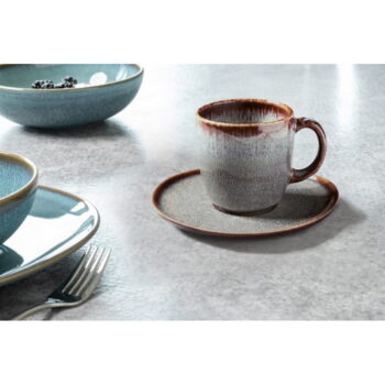 Sivo-hnedá kameninová šálka Villeroy & Boch Like Lave, 190 ml - Image 3