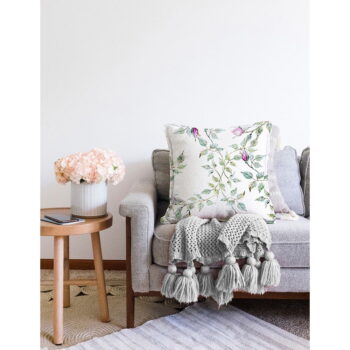 Béžová obliečka na vankúš s prímesou bavlny Minimalist Cushion Covers Roses, 55 x 55 cm - Image 3