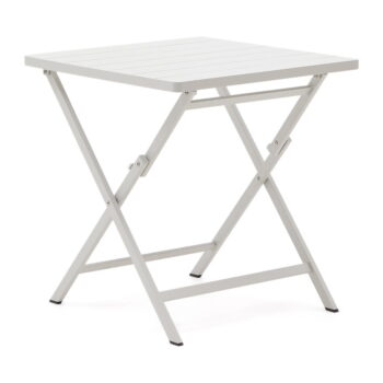 Kovový záhradný jedálenský stôl 70x70 cm Torreta – Kave Home – Obrázok 2