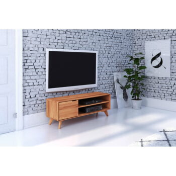 TV stolík z bukového dreva 134x48 cm Greg - The Beds - Image 3
