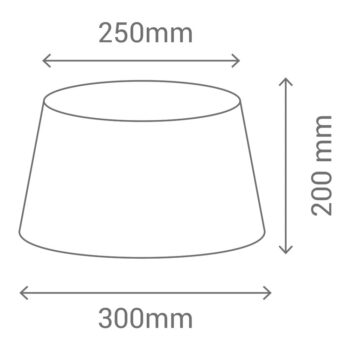 Biele tienidlo ø 30 cm – SULION - Image 4