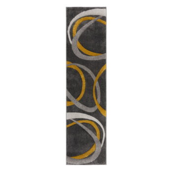 Okrovožlto-sivý behúň 60x230 cm Elude Orb – Flair Rugs