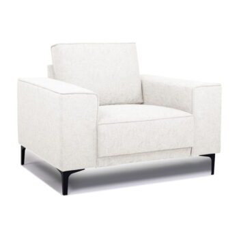 Biele kreslo Copenhagen - Scandic – Obrázok 2