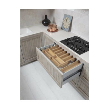 Biely príborník do zásuvky 48 x 47 cm Wood Line – Elletipi – Obrázok 2