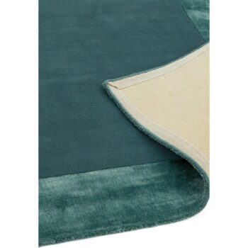 Ručne tkaný koberec s prímesou vlny v petrolejovej farbe 80x150 cm Ascot – Asiatic Carpets - Image 6
