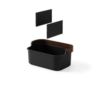 Čierny kúpeľňový organizér z recyklovaného plastu Bellwood – Umbra - Image 7