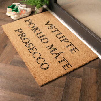 Rohožka z kokosového vlákna 40x60 cm Prosecco – Artsy Doormats - Image 4