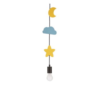Žlto-modré závesné svietidlo Trio – Candellux Lighting - Image 5