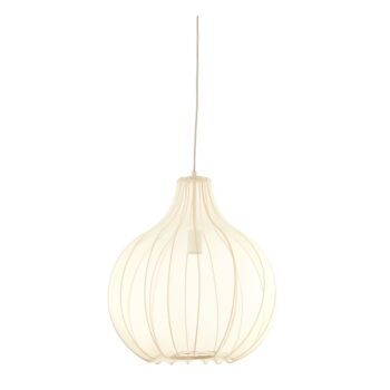 Béžové závesné svietidlo s textilným tienidlom ø 50 cm Elati – Light & Living - Image 3