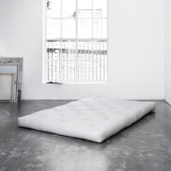 Biely stredne tvrdý futónový matrac 140x200 cm Comfort Natural – Karup Design - Image 2