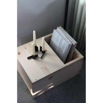Nočný stolík z borovicového dreva v prírodnej farbe Grab It – Karup Design - Image 7