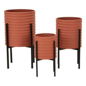 Kovové obaly na kvetináče v súprave 3 ks ø 36 cm Milly – Mauro Ferretti – Obrázok 3