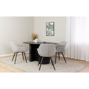 Jedálenský stôl v dekore jaseňa 160x110 cm Rod - Tenzo - Image 10